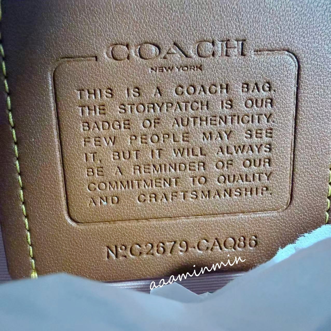 NWT Coach Erin Shoulder Bag CAQ86 Gold/Penoy