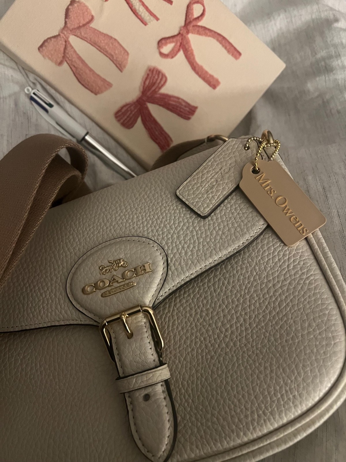Coach Hangtag Replacement With Custom Monogram!