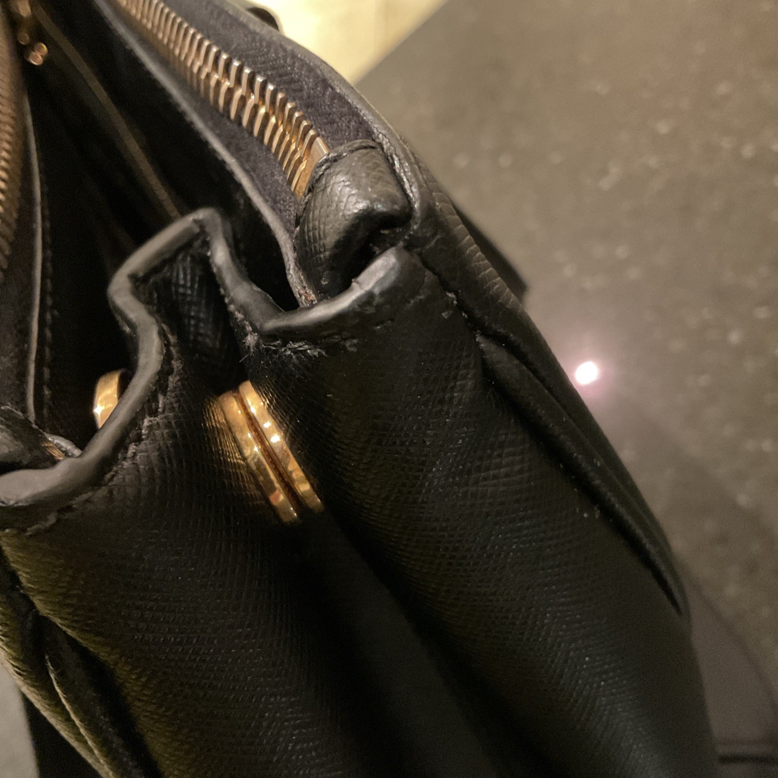Prada Authenticated Black Crossbody. Approximately 9 X 13.5 Inches, Classic