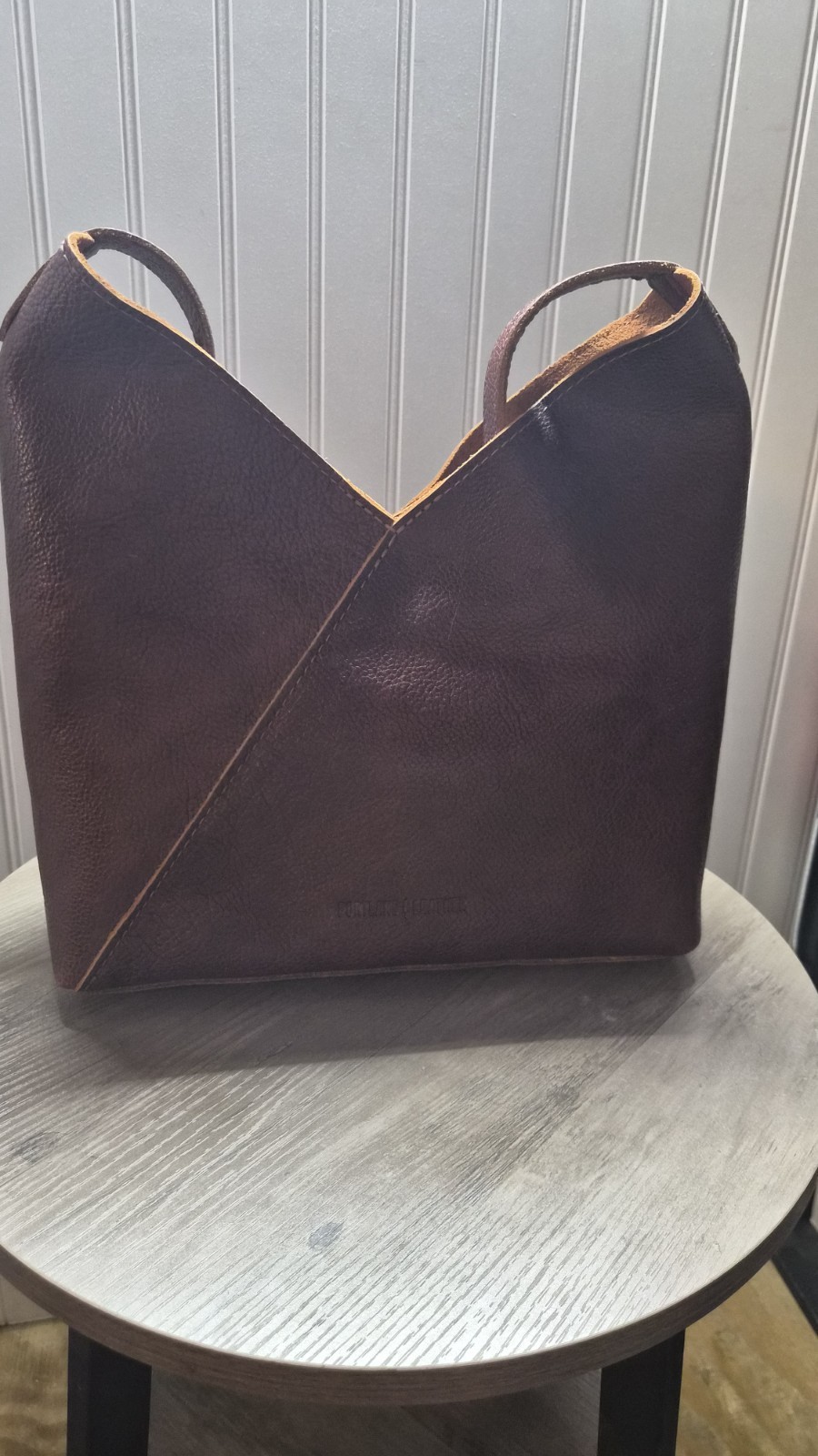 Portland Leather Goods Premium Large Naomi Shoulder Bag Boreal Pebbled Leather
