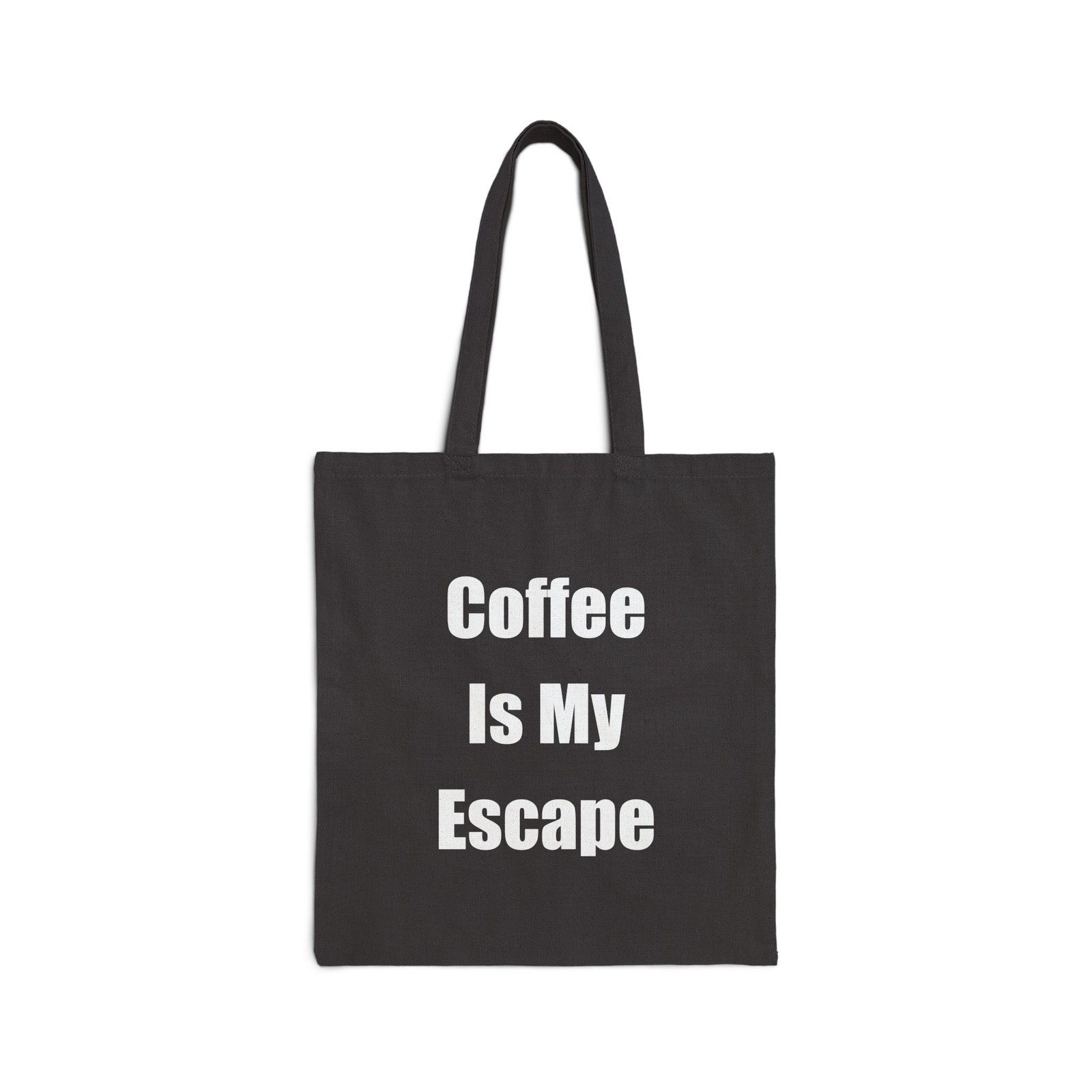 coffee is my escape tote bag everyday carry
