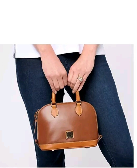 NWOT! DOONEY & BOURKE WEXFORD LEATHER BITSY BAG