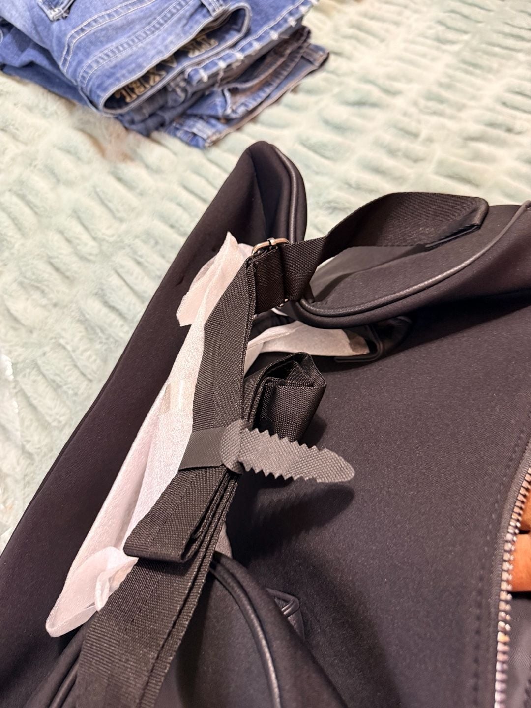Jimmy Choo Parfums Black Weekend Tote Bag with Adjustable Strap