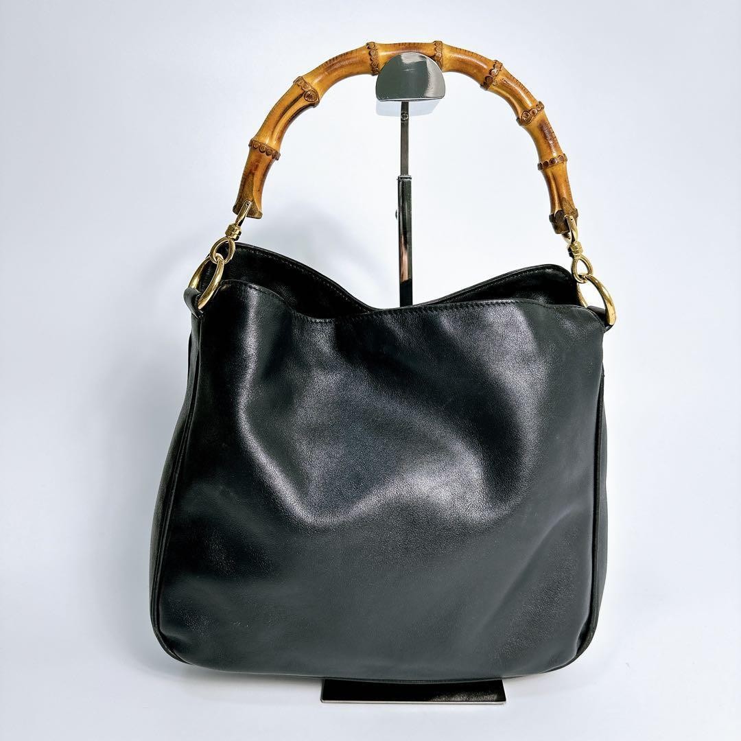 GUCCI Bamboo Tote Bag Business Shoulder Formal Vintage