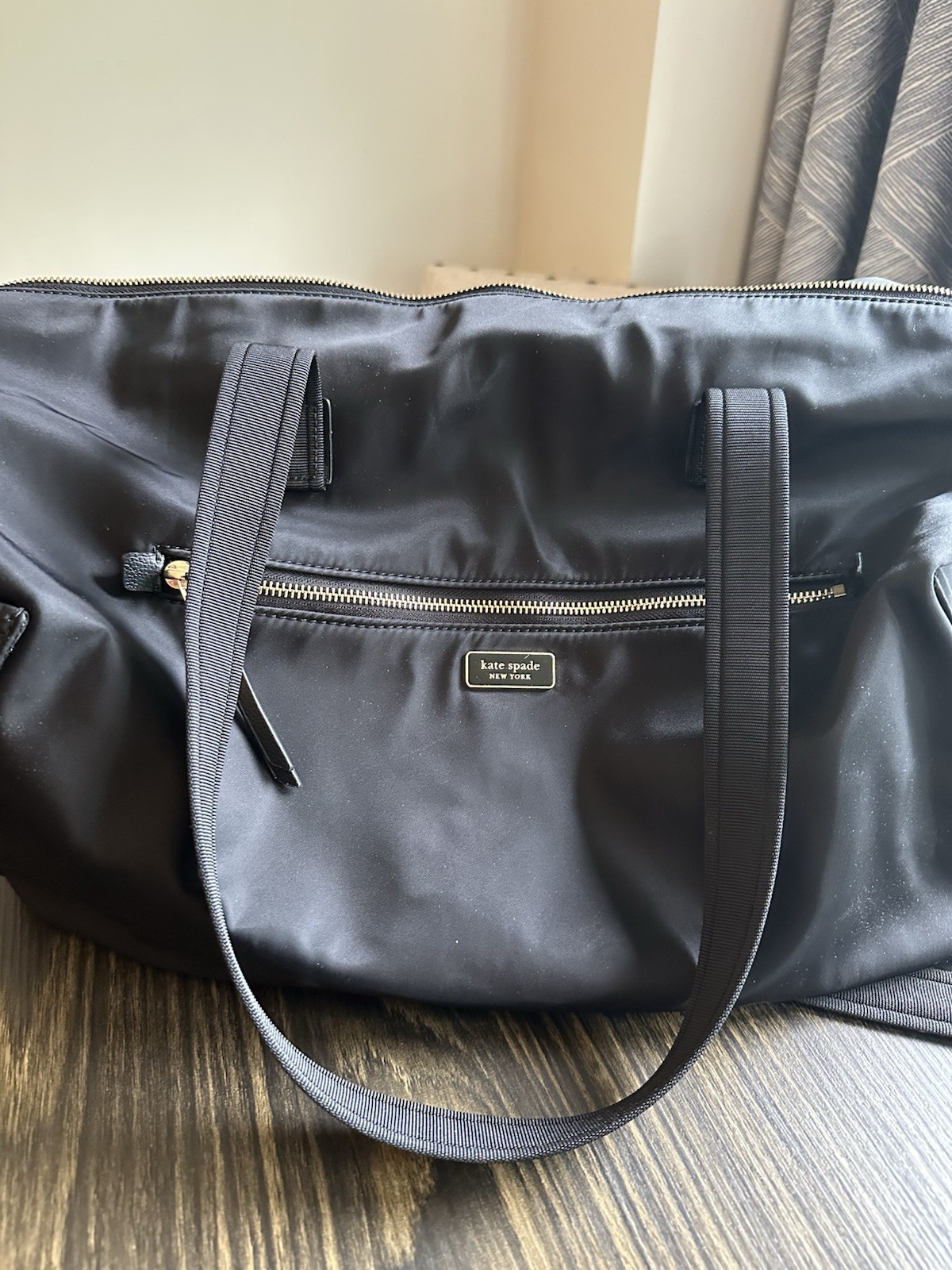 Black Kate Spade Weekender Bag – Nylon – Excellent Condition
