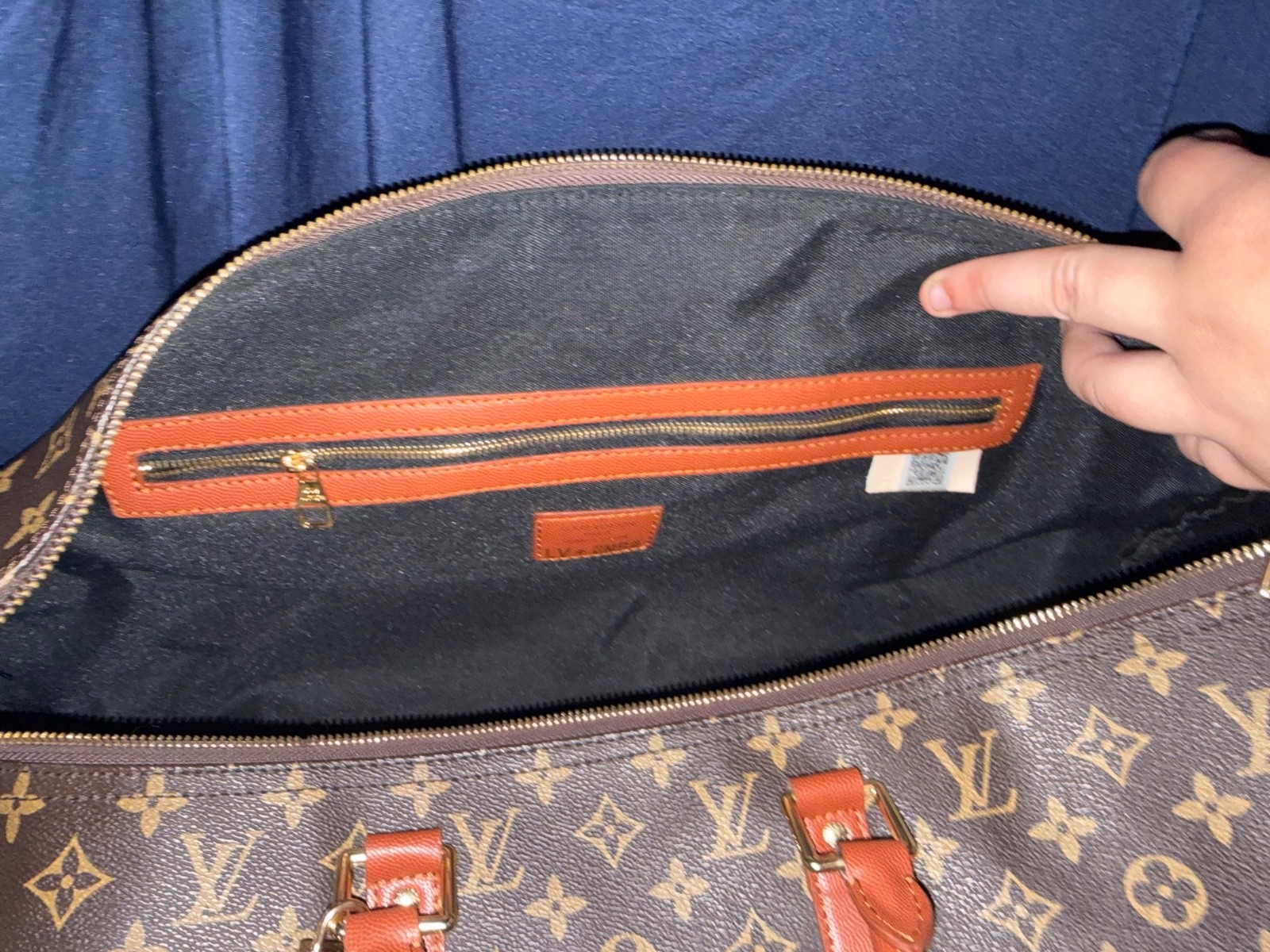 nba x Louis Vuitton duffle bag