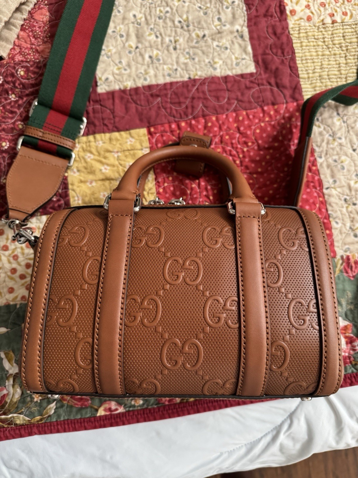 Authentic Gucci GG Leather Collection (Complete Matching Set)