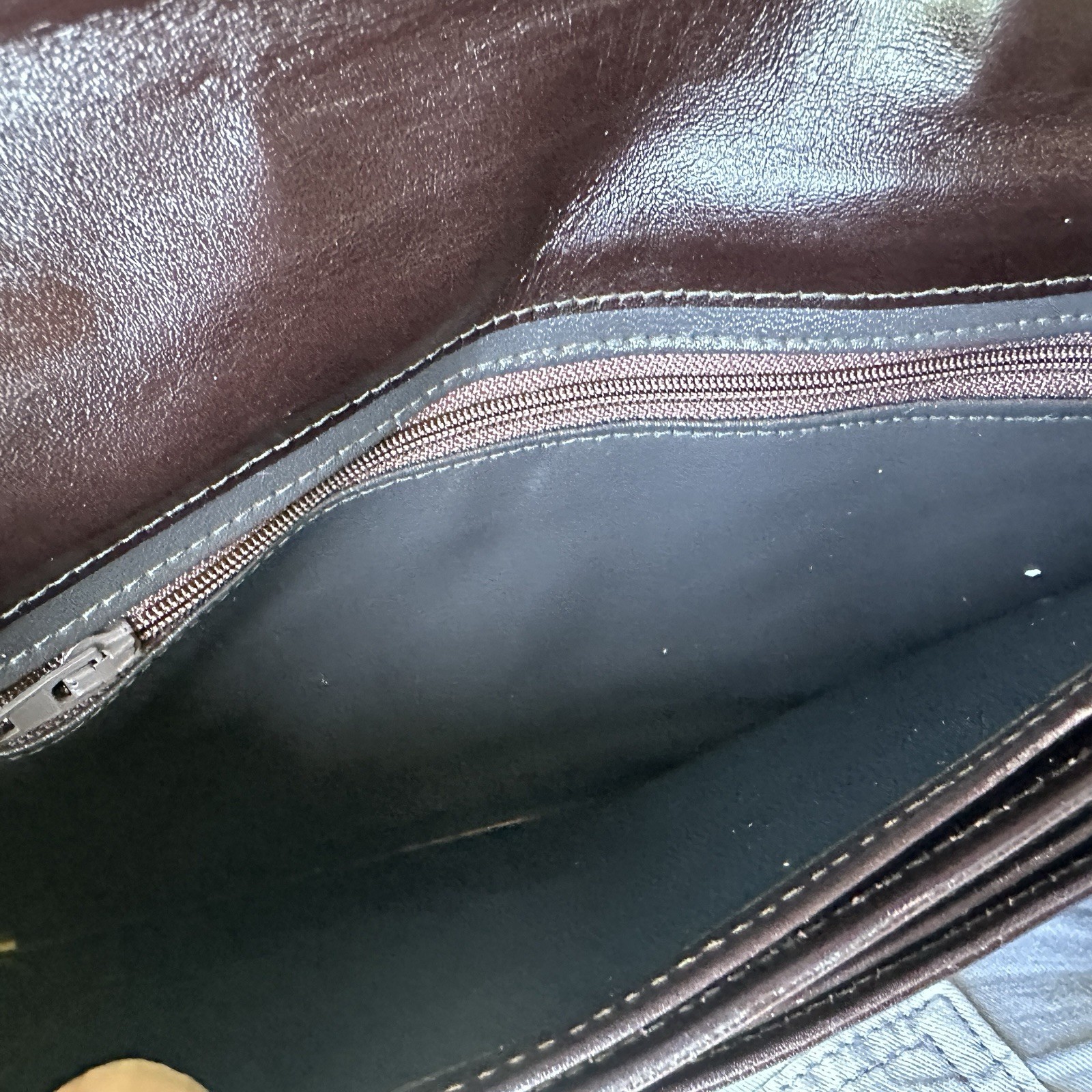 Vintage Varon Shoulder Bag Purse 11×6.75 Inch Brown Crocodile Leather Handmade