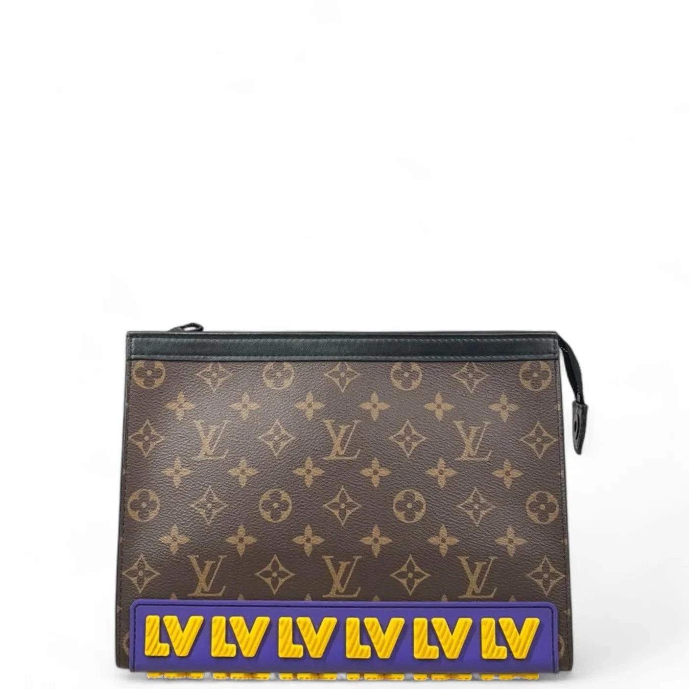 Louis Vuitton Toiletry Pouch 26 Brown Black Purple Yellow Monogram (dh071626c3r)