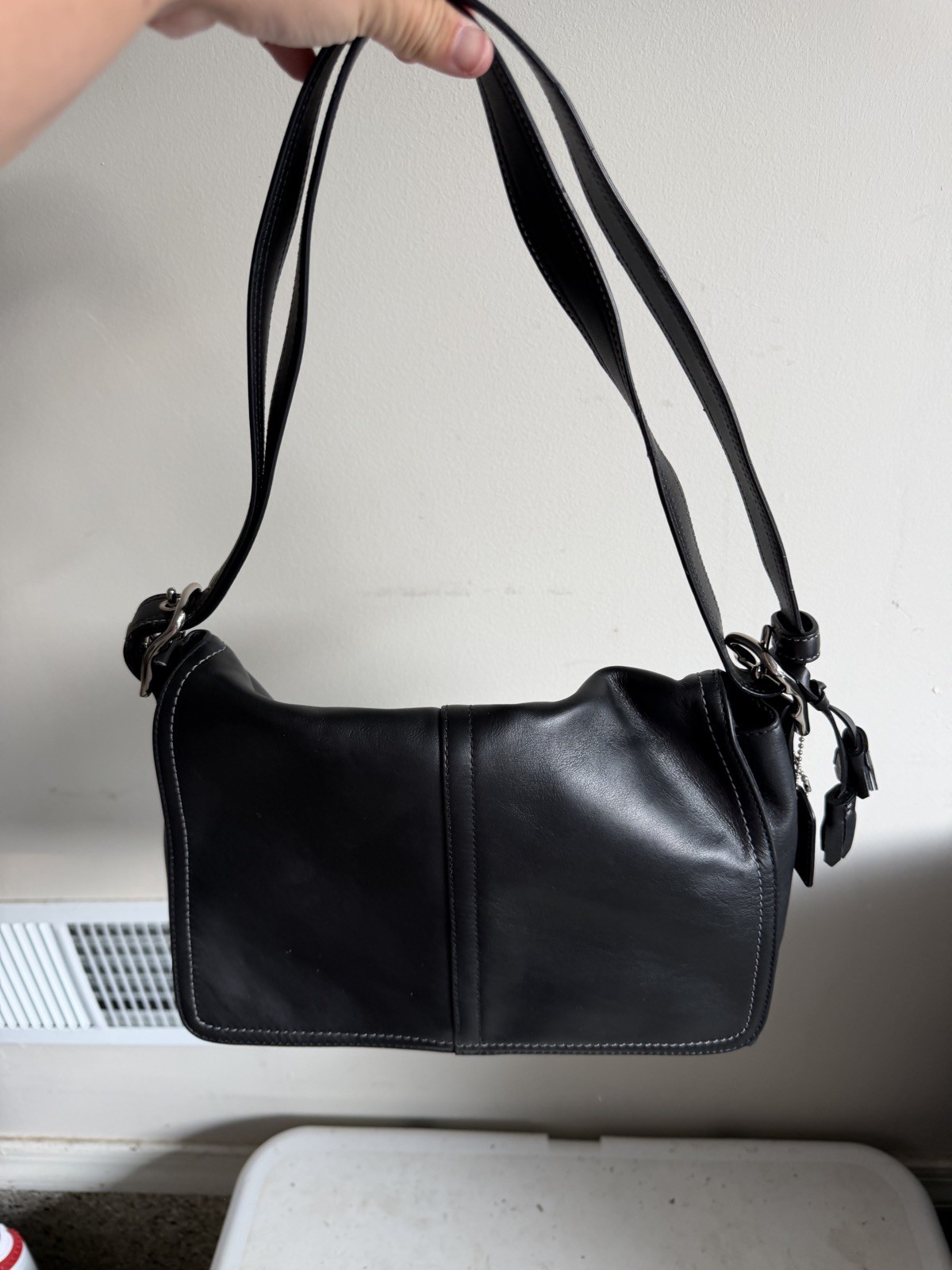 NEW Coach Vintage (‘07) Leather Shoulder Bag with Flap