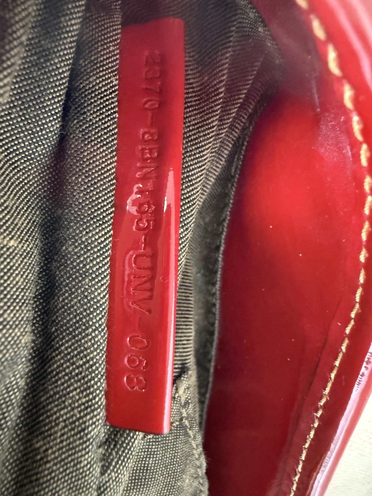 Vintage Fendi Red Shoulder Bag