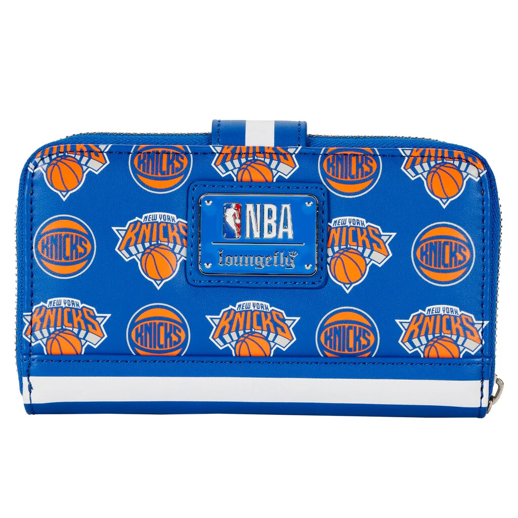 Loungefly NBA New York Knicks Logo Zip Around Wallet – New