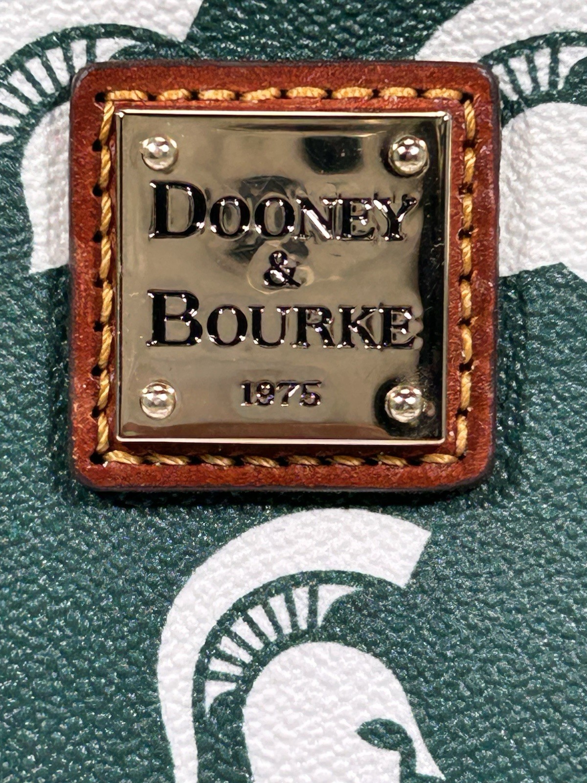Dooney & Bourke Michigan State University Spartans Coated Canvas Crossbody Bag