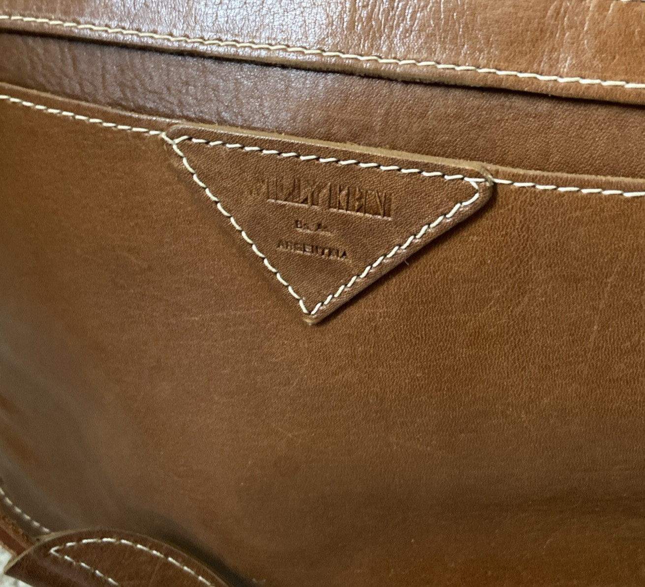 Willy Keni Leather Satchel Crossbody Top Handle Bag Argentina