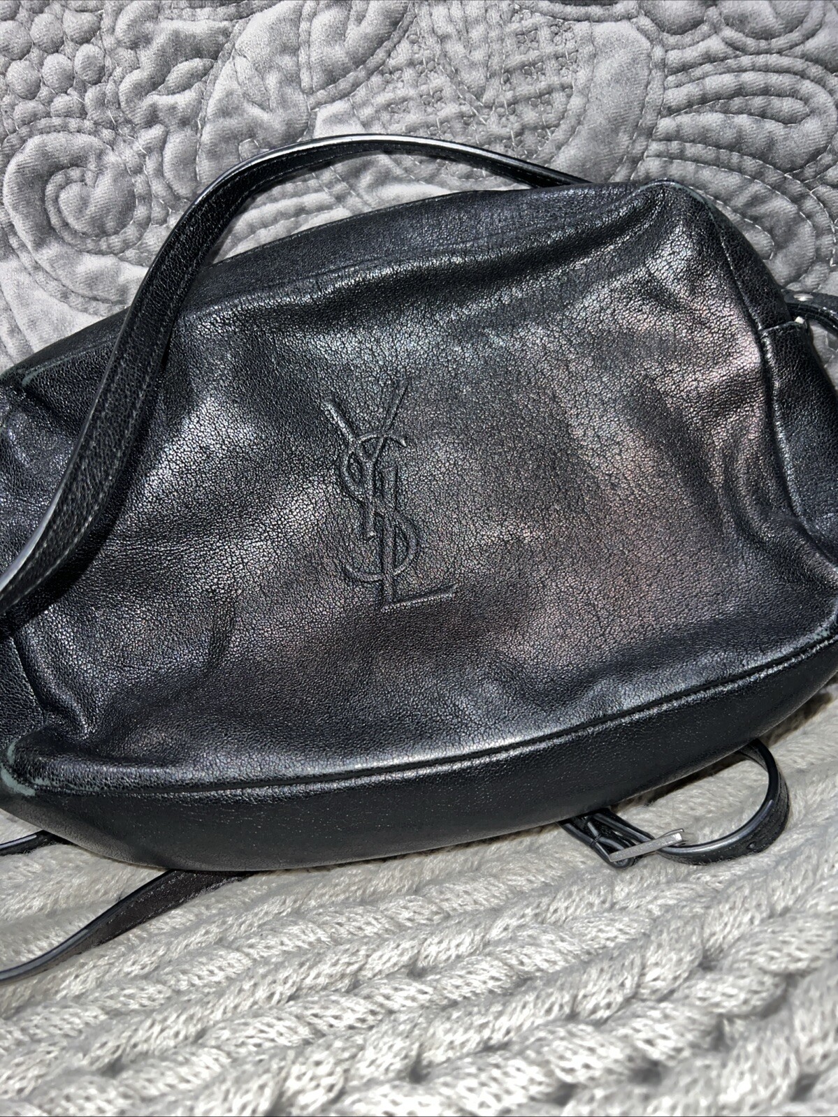 Authentic YSL Lou Camera Bag Black