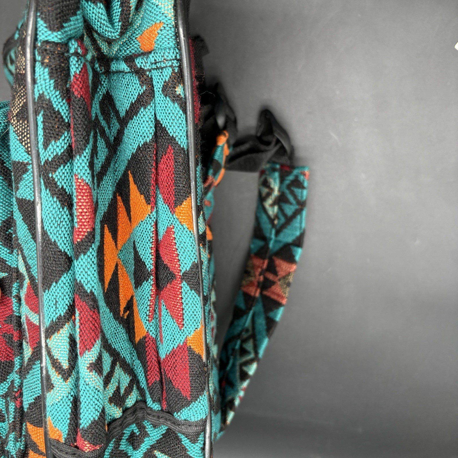 El Paso Saddle Blanket Co Southwestern Navajo Print Backpack 70% Acrylic