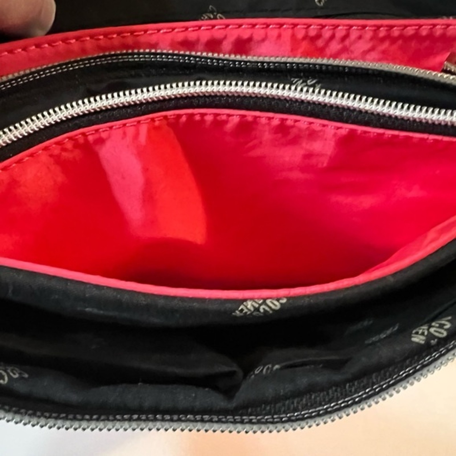 Coco+Carmen Dark Pink Crossbody Bag Purse Removable Adjustable Strap Travel