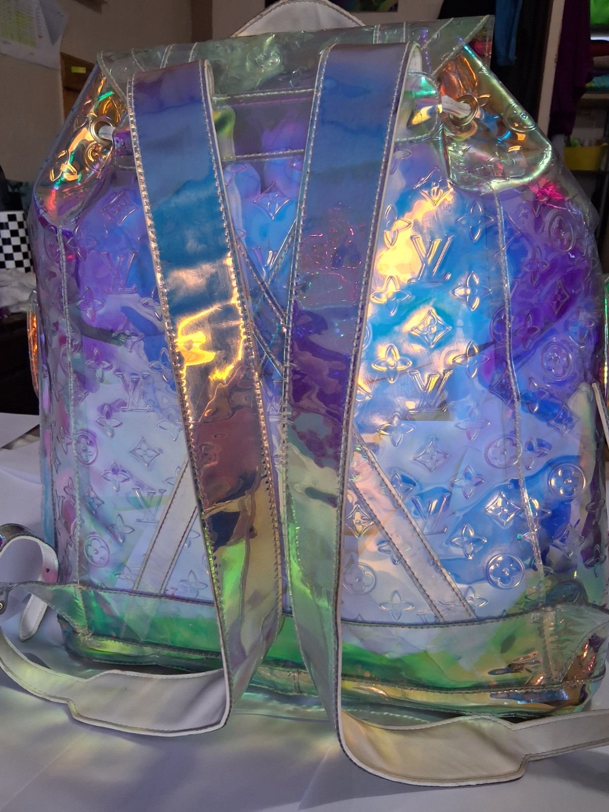 Louis Vuitton Iridescent Monogram Backpack Multicolor Drawstring