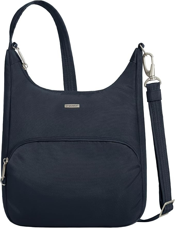 Travelon Unisex Adult One Size Anti-theft Classic Poly Messenger Bag Midnight