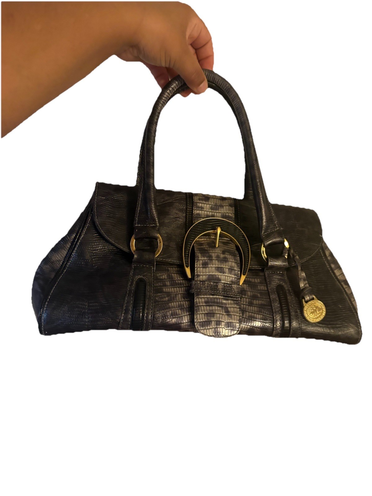 Vintage 2005 Brahmin Torey Tomago leather handbag
