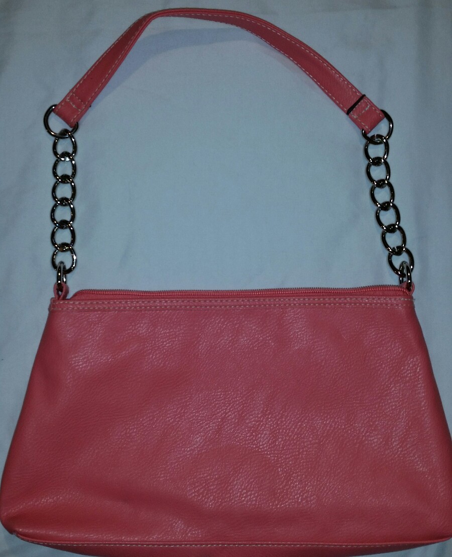 Minicci Pink Salmon purse with Chain strap