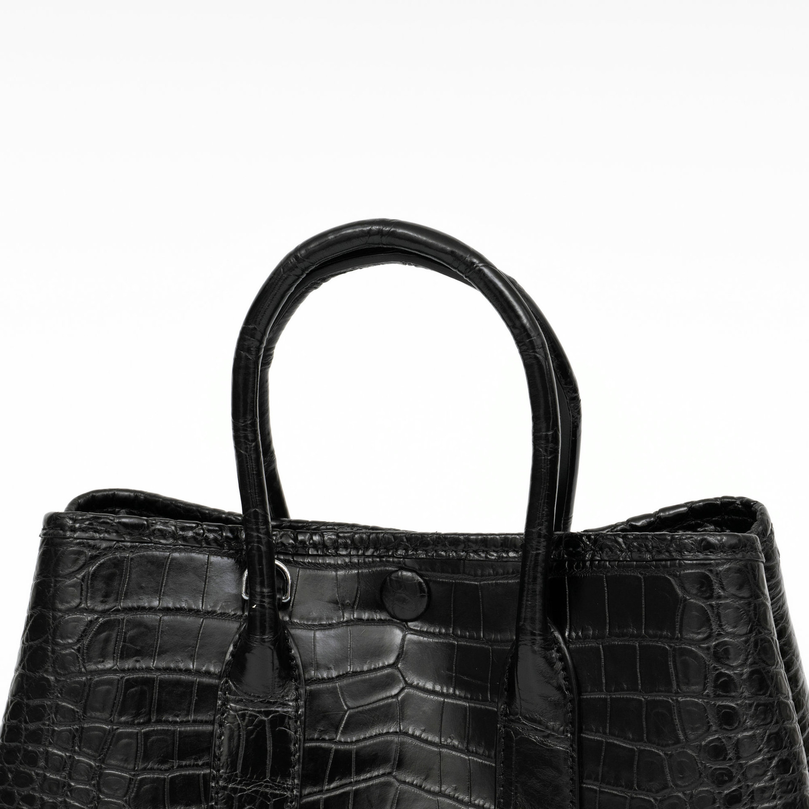 Handcrafted Genuine Croco Belly Skin Leather Handbag Tote Womens Shoulder Bag
