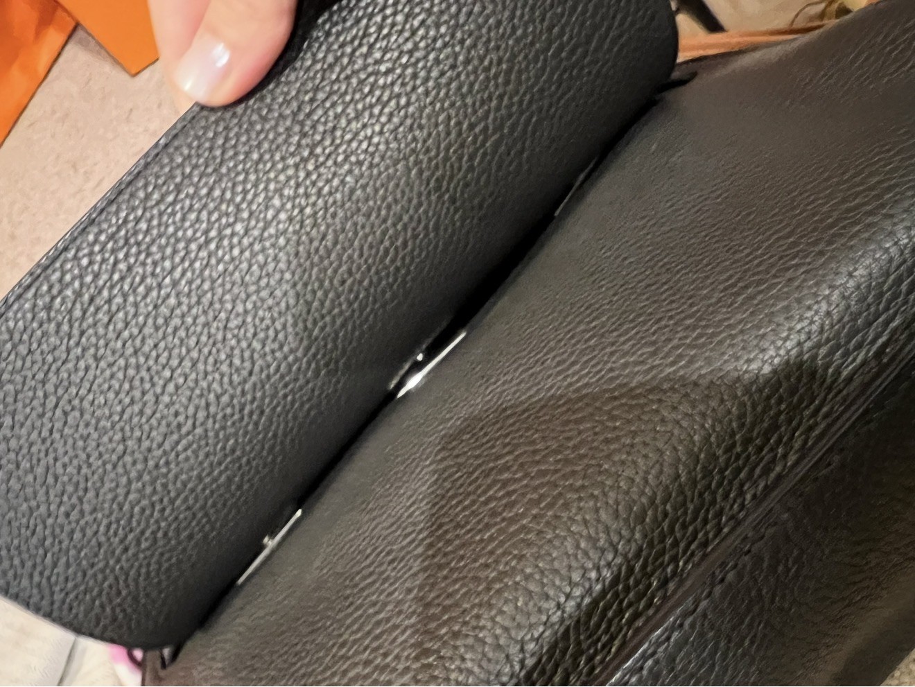 AS NEW RECEIPT Hermes Jypsiere 31 Original Buyer! Black