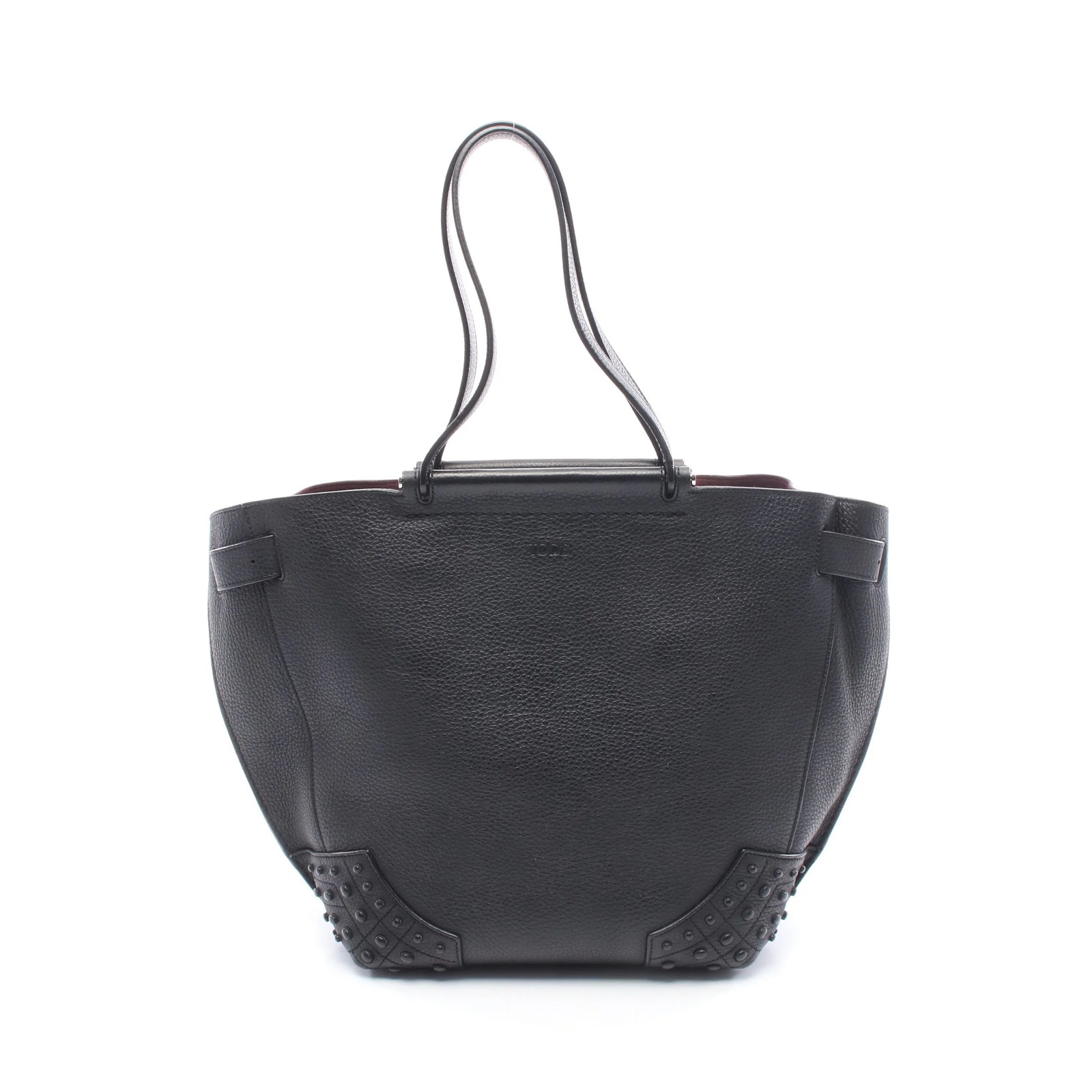 TOD’S Tote Bag Black Leather #RCB2250