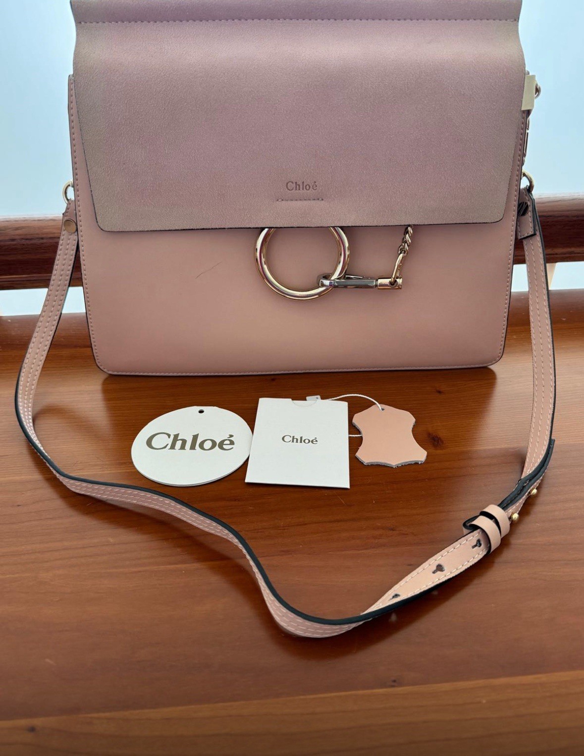 Authentic Chloe Faye Medium in Motty Beige Excellent Condition ORG. $1,950