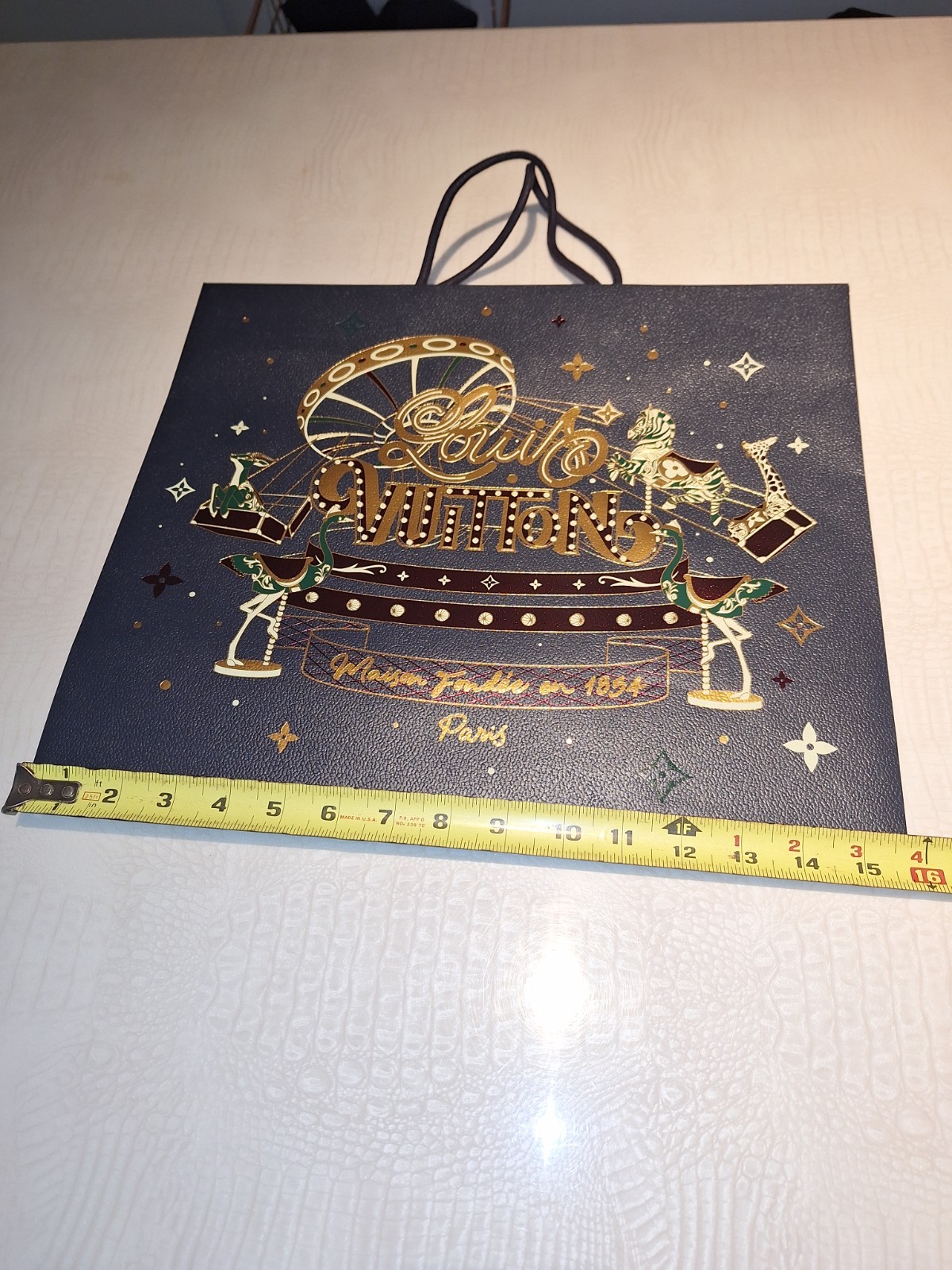 Louis-Vuitton Maison Fondee Shopping Bag 16×13.5×6 Inches