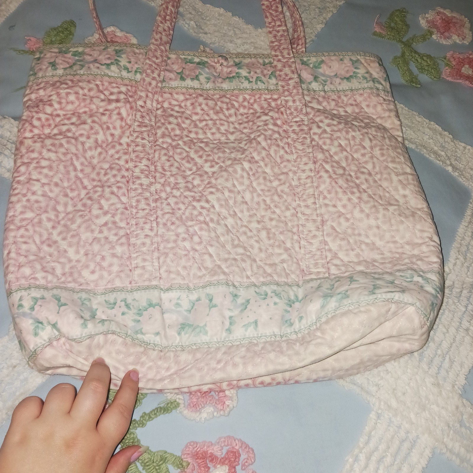 vera Bradley xl 1990 delft tote