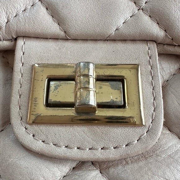 Chiaroscuro Charlotte Pale Pink Leather Shoulder Bag Crossbody Tote Women’s G+