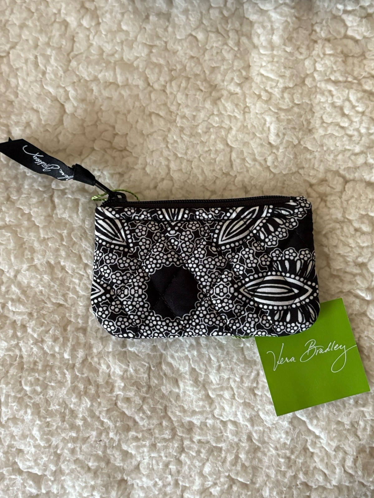 Vera Bradley Blanco Bouquet Set of 4 Various Size Bags Black & White NWT