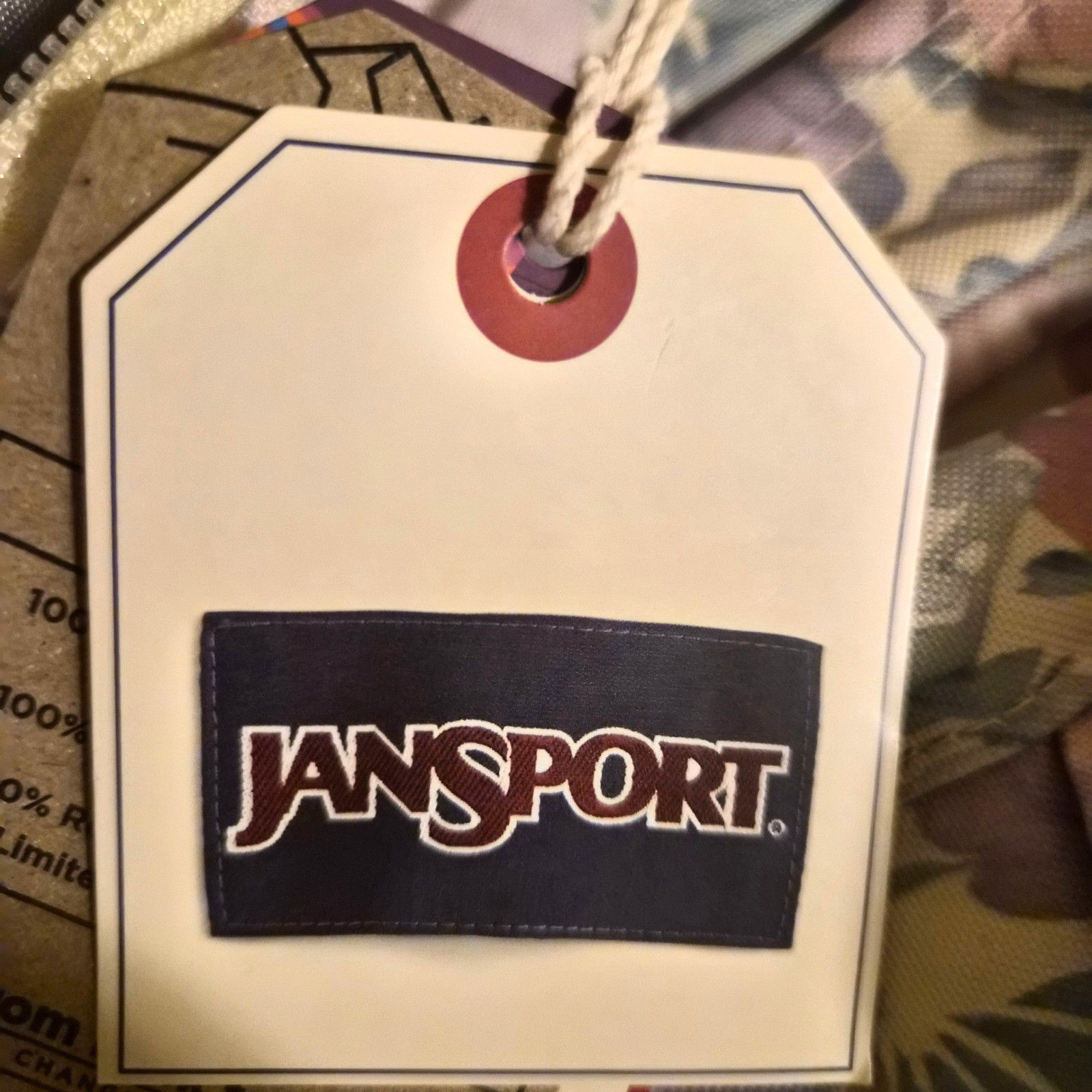 Jansport Big Student Backpack Faded Tapestry Pink Floral Bookbag School College