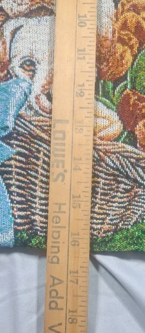 Puppy Lover Tapestry Tote Bag Puppy All Over Print Shoulder Book Bag Woven Art