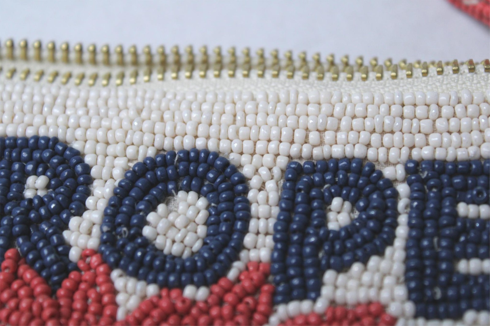 Anthropologie Women’s Fiona Medium City Beaded Pouch CA4 St. Tropez One Size