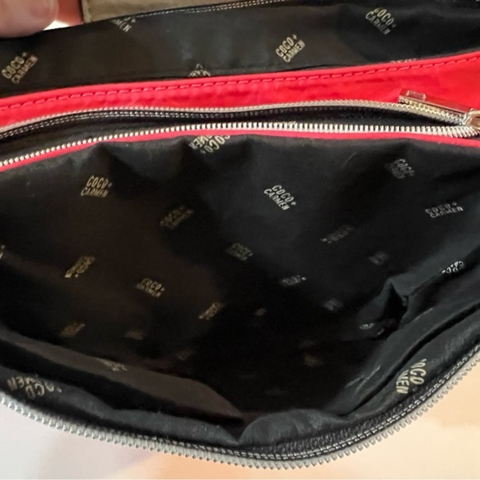 Coco+Carmen Dark Pink Crossbody Bag Purse Removable Adjustable Strap Travel
