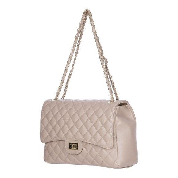 Chiaroscuro Charlotte Pale Pink Leather Shoulder Bag Crossbody Tote Women’s G+