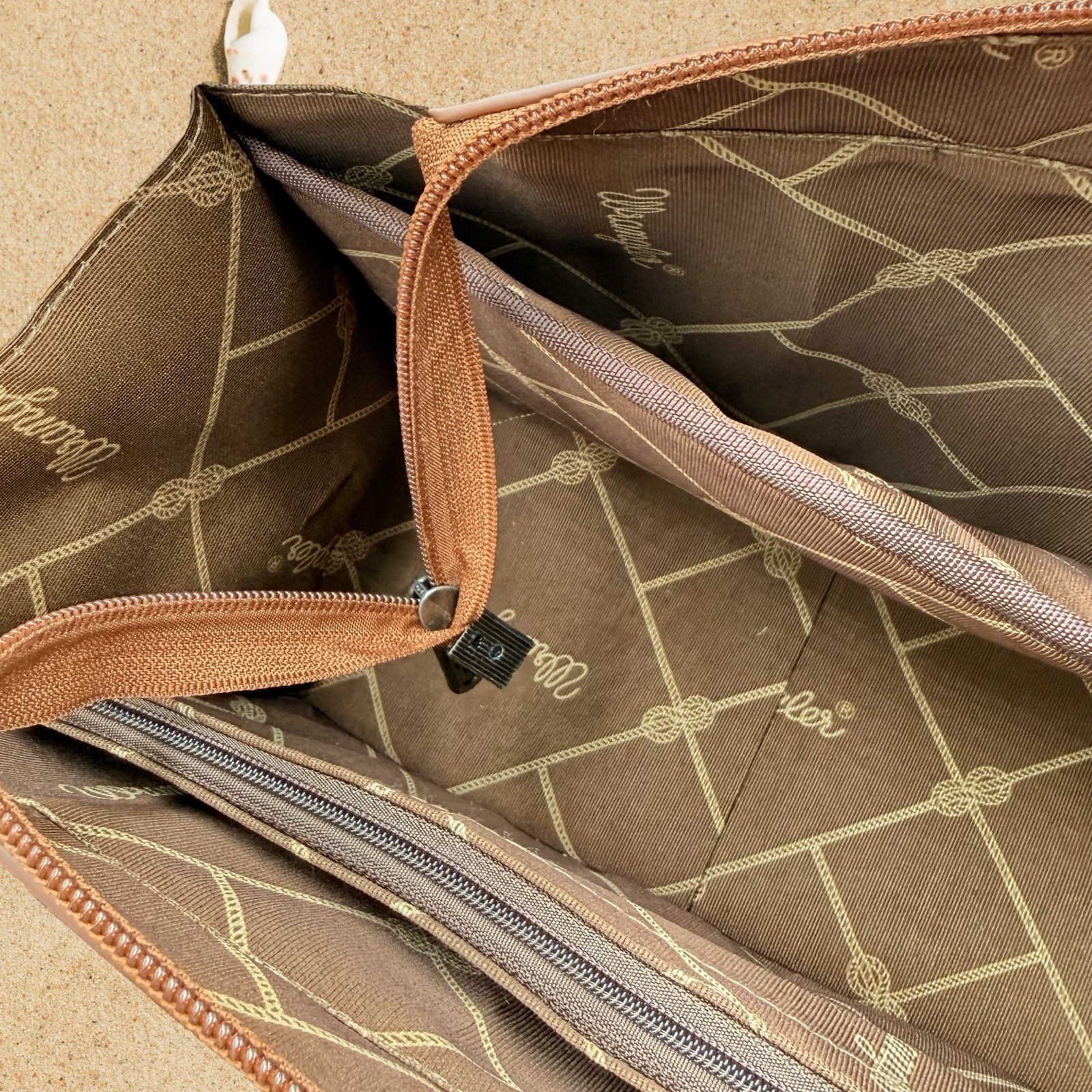 Wrangler Geometric Boho Tote Bag Zip Closure w/ Detachable Adjustable Strap