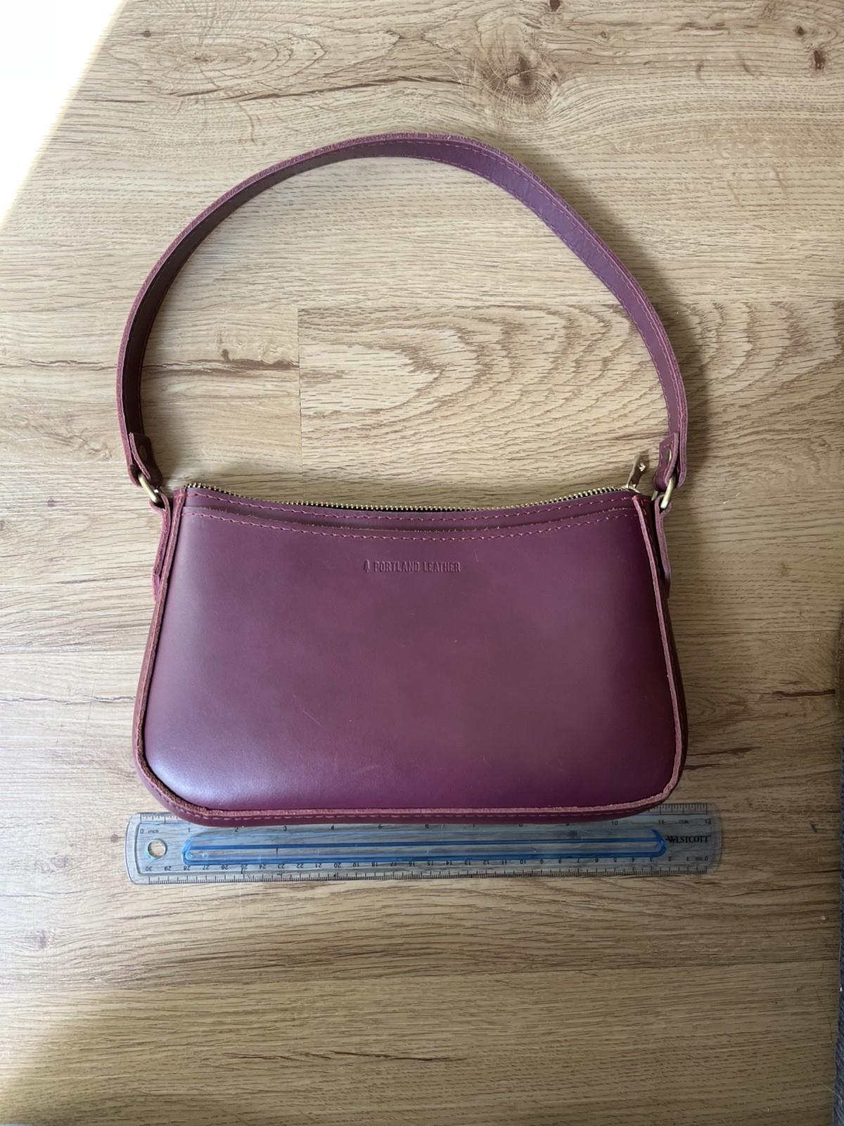 Portland Leather Goods Lucy Shoulder Bag Lollipop or Orchid (see photos)