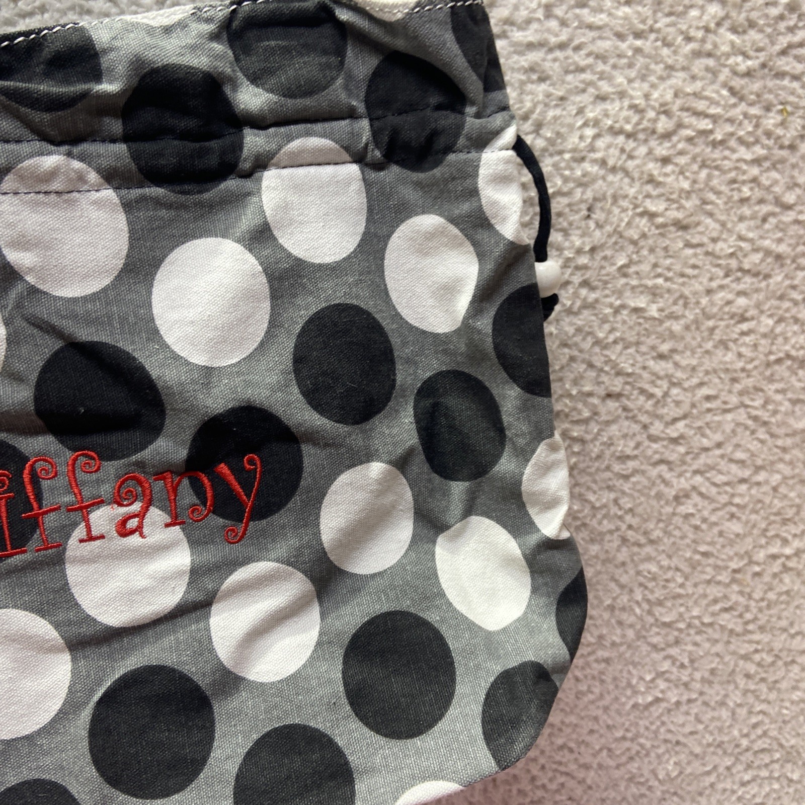 Thirty-One Around Town Tote in Gray/white/Black. Tiffany