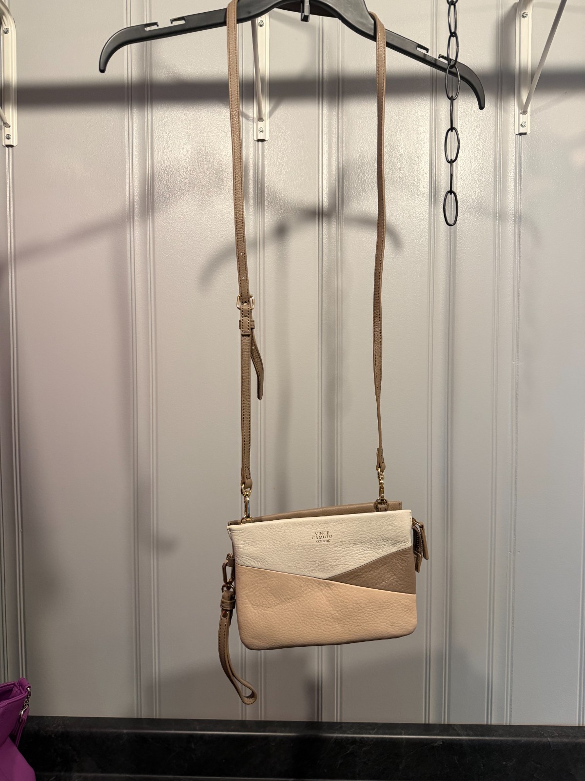 Vince Camuto Katya Style Mink/Rich Caramel Almond Small Purse