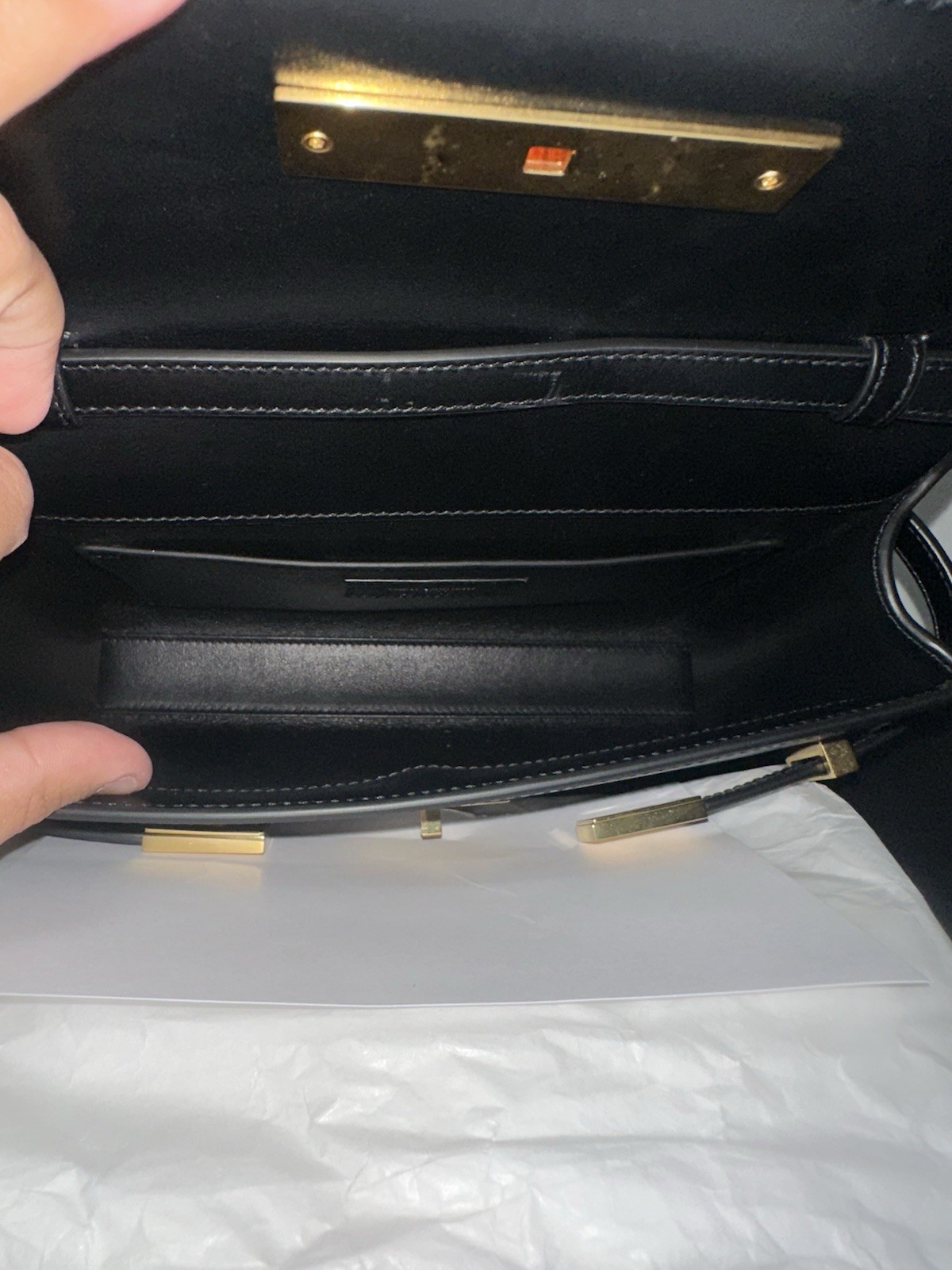 Saint Laurent Manhattan Small Leather Shoulder Bag Pre-Loved