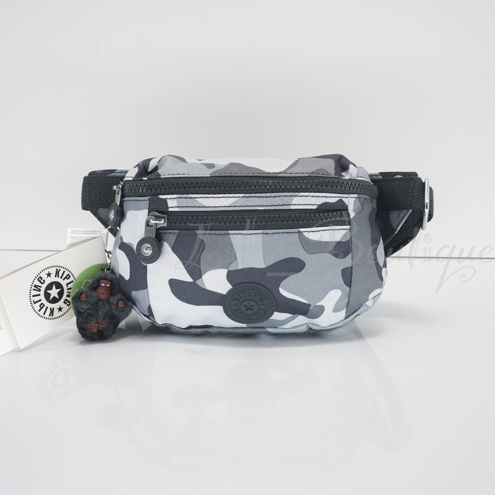 NWT Kipling KI1997 Nicolle Sling Fanny Pack Hip Waist Bag Polyester Cool Camo 64