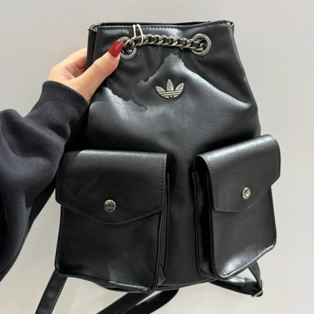 Adidas Women Originals Classic Sports Shoulder Bag Black KW4750