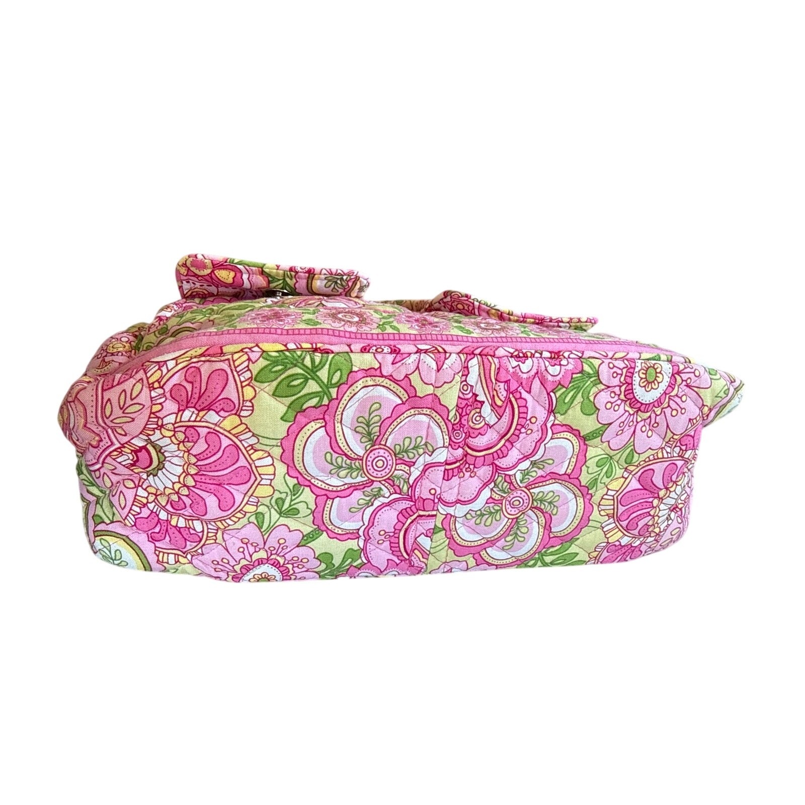 Vera Bradley Petal Pink Paisley Lola Bag Retired Classic Cotton