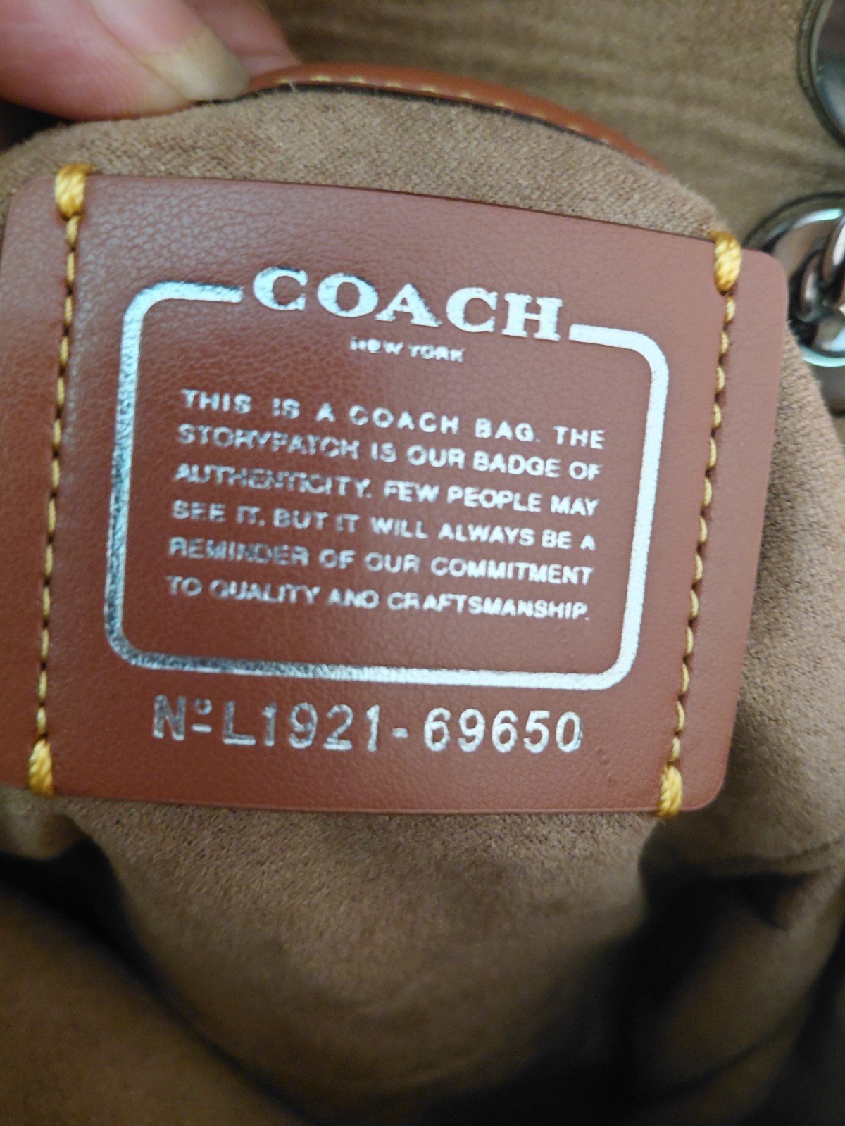 Coach 2019 Parker Signature Beige Convertible Mini Backpack
