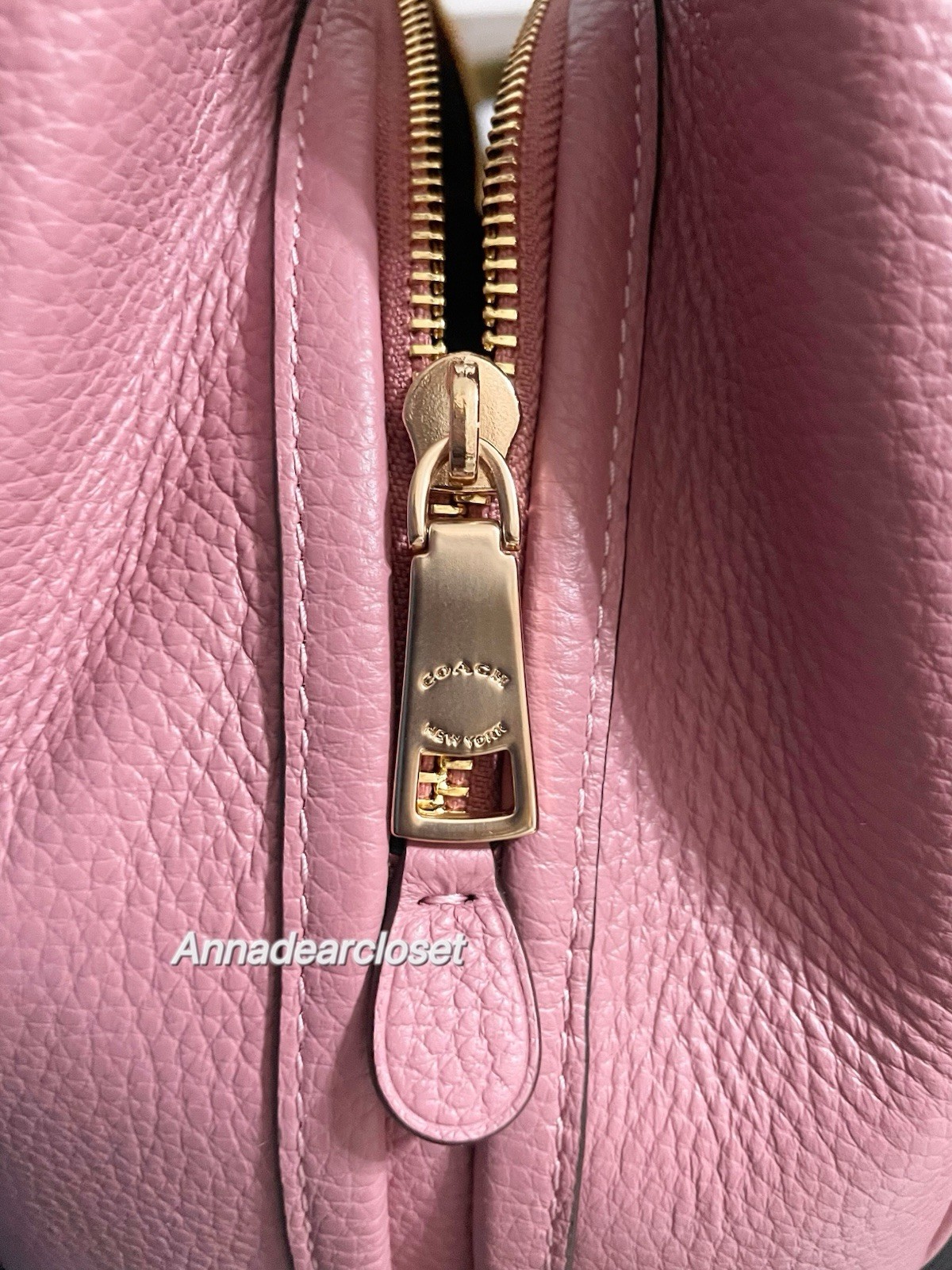 NWT Coach Erin Shoulder Bag CAQ86 in Pebble Leather Gold/ Penoy