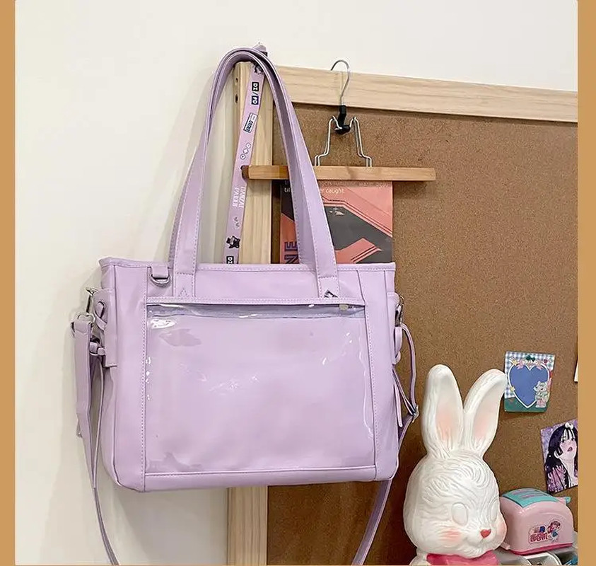 New Japanese Cute Kawaii Girls Ulzzang Y2K Ita Bag Daily Commuting Class Tote Ba