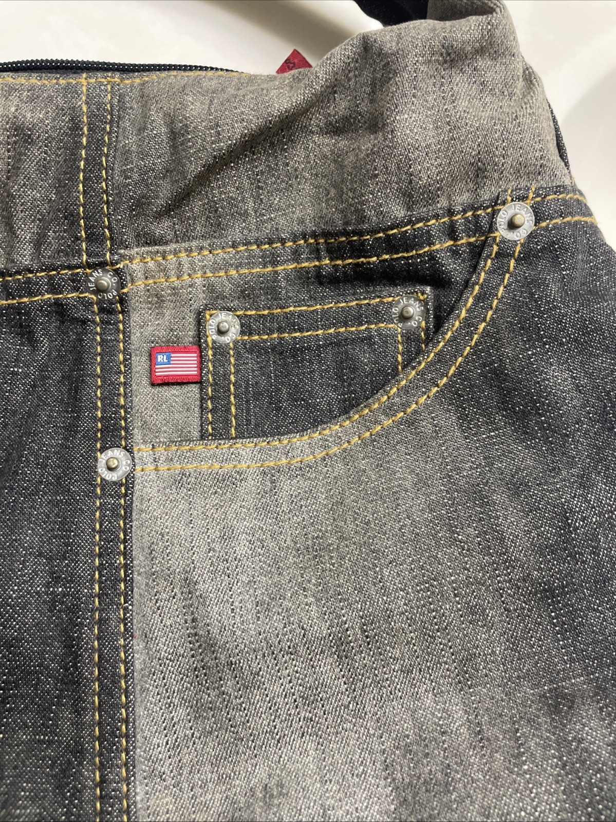 Polo Jeans Company Small Jean Purse. Vintage Y2K 2000s Denim